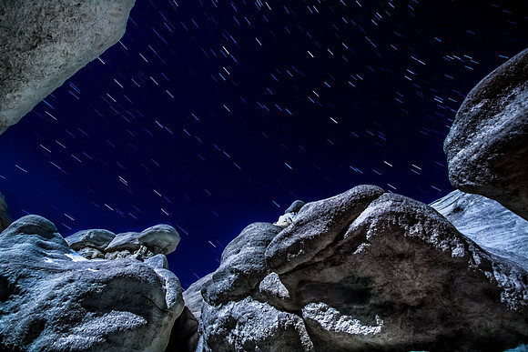 Paint Mines Star Trails_