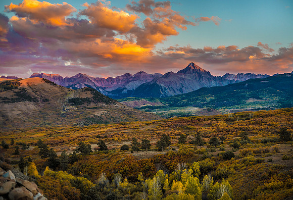 Dallas Divide Sunset