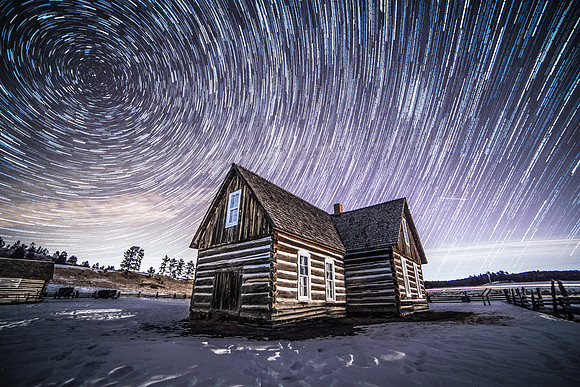 Hornebek Homestead Star Trails