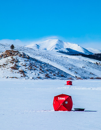 Ice Fishing Tarryall Reservoir