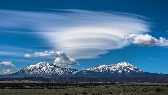 Spanish Peaks Lenticular Clouds