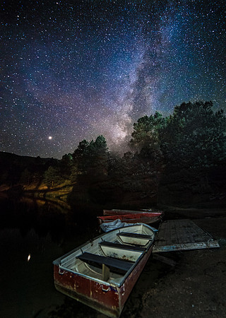 San Isabel Lake Milky Way_
