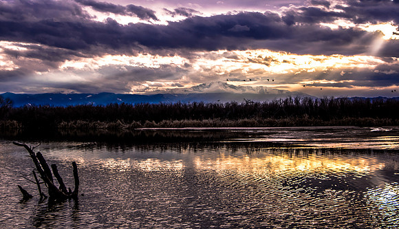 Drake Lake Sunset_
