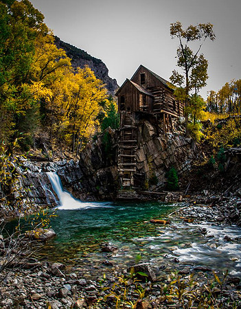 Crystal Mill in Fall_