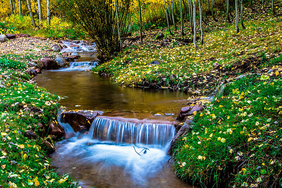 Aspen Waterfall_