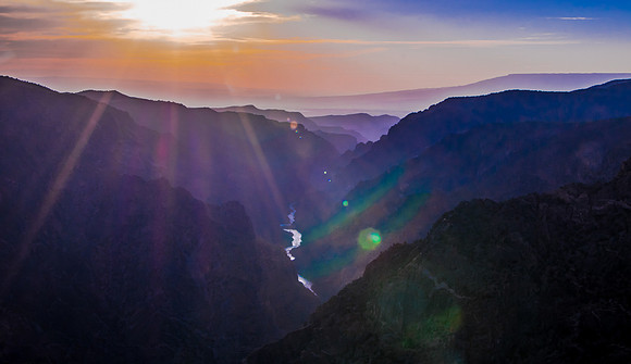 Black Canyon of the Gunnison Sunset