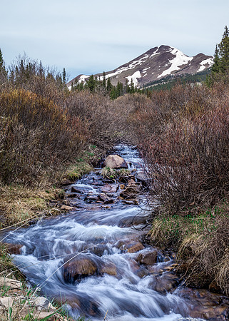 Snowcapped Waterfall